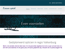 Tablet Screenshot of eussenoptiek.nl